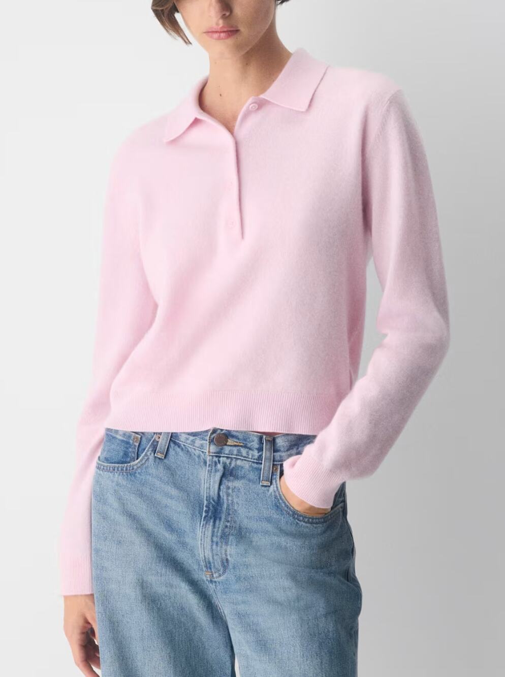 Aritzia Bare Cashmere Cellini Sweater Villa Pink Size L